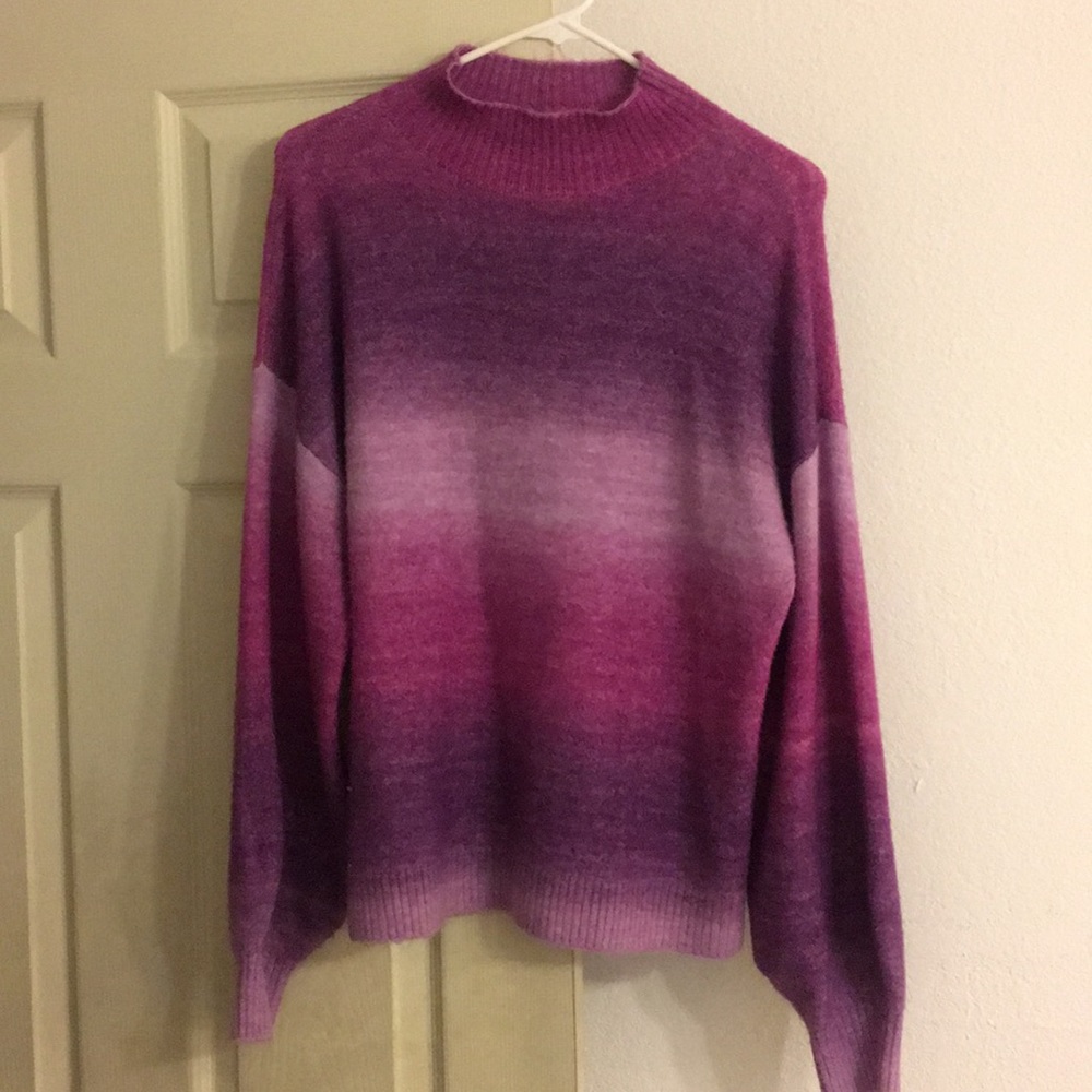 💜💓Purple & Pink ombré sweater 💓💜